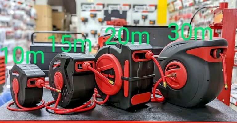 Dây Hơi Tự Rút 10 Mét KOCU Hose Reel 10M Dây hơi tự rút KOCU
