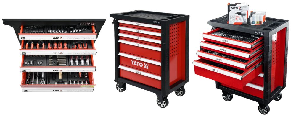 Tủ đồ nghề 177 chi tiết cơ bản Yato YT-55300