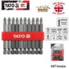 Bộ mũi vít Yato 10 chi tiết PH2x75 S2 YATO YT-0480