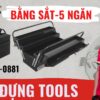 Hộp đựng đồ nghề di động bằng sắt sơn tĩnh điện Yato 5 ngăn 495X200X290mm YATO YT-0881