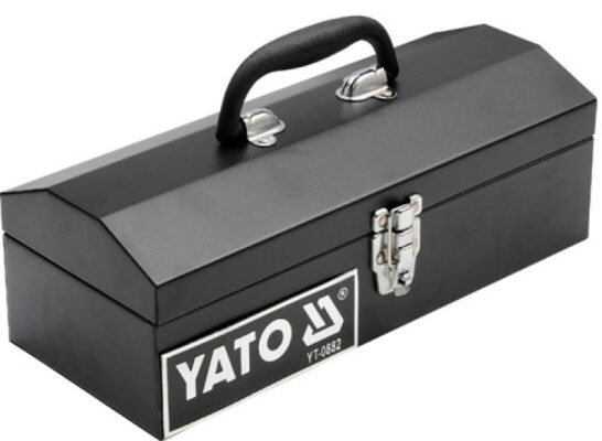 Hộp đựng đồ nghề di động bằng sắt 1 ngăn 360X150X115mm YATO YT-0882