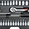 38 chi tiết Bộ Khẩu Và Cần Xiết Lực Tổng Hợp 1/4" YATO YT-14471
