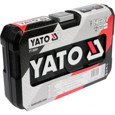 Bộ tuýp tay vặn tổng hợp 3/8" 22 chi tiết Yato YATO YT-38561