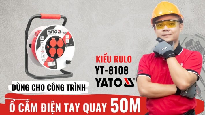 Cuộn dây điện rulo 50M YATO YT-8108