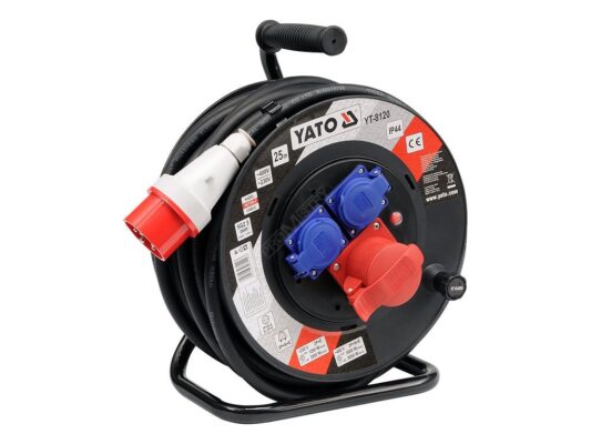 Cuộn Dây Điện 3 Pha 380V Rulo 25m YATO YT-8120 Cuộn Dây Điện 3 Pha 380V Rulo 25m YATO YT-8120