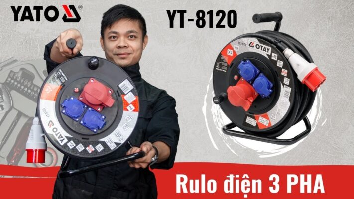 Cuộn Dây Điện 3 Pha 380V Rulo 25m YATO YT-8120