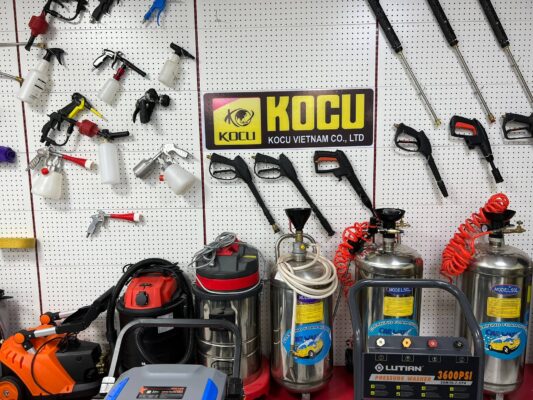 Những thiết bị không thể thiếu cho một gara chăm sóc xe Thiết bị chăm sóc xe