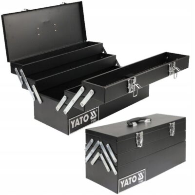 Hộp đựng đồ nghề di động bằng sắt 5 ngăn 460X200X225mm YATO YT-0885
