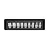 Bộ đầu tuýp sao Yato 9 cái 1/2",Cr-V E10-E24 YATO YT-0521