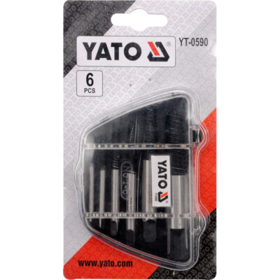 Bộ Mũi Khoan Ren Ngược Nhổ Vít Gãy Yato YT-0590