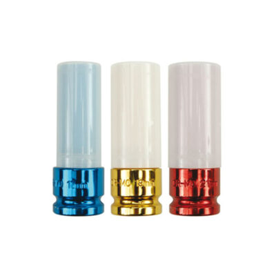 Bộ 3 khẩu bọc nhựa 1/2" tháo ốc lốp 17, 19, 21mm YATO YT-1056
