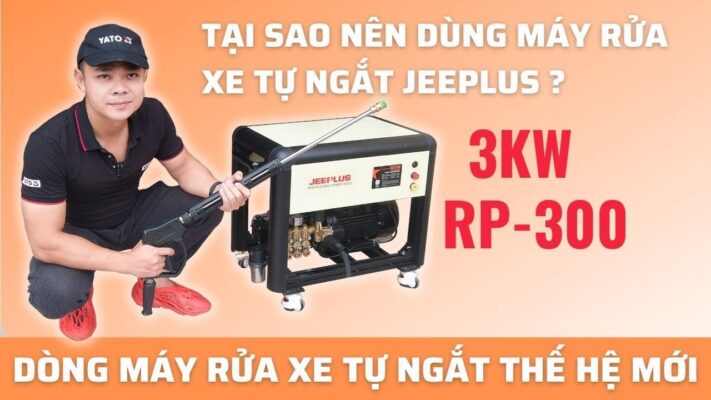 Máy rửa xe cao áp tự động ngắt 3KW Jeeplus JPS-RP300
