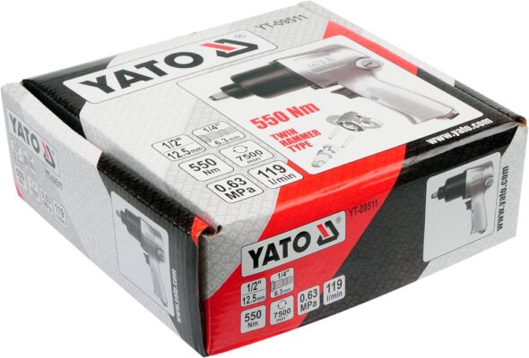 Súng Mở Bulông Khí Nén 1/2’’ Yato YT-09511 Súng Mở Bulông Khí Nén 1/2’’ Yato YT-09511: Đánh Thức Sức Mạnh Công Việc