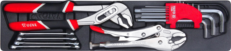 Thùng đồ nghề dạng xếp 6 ngăn 64 chi tiết Yato YATO YT-38950