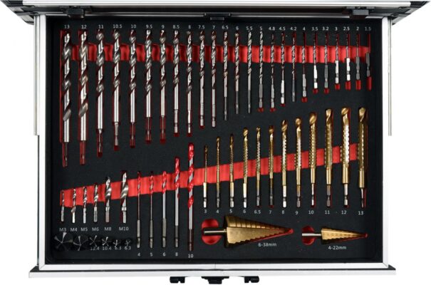 Bộ máy khoan vặn vít dùng pin không chổi than 18V 40Nm 126 chi tiết YATO YT-44250
