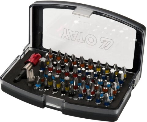 Bộ máy khoan vặn vít dùng pin không chổi than 18V 40Nm 126 chi tiết YATO YT-44250