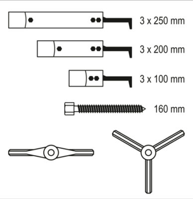 Bộ cảo tổng hợp 12 chi tiết Yato YT-25105