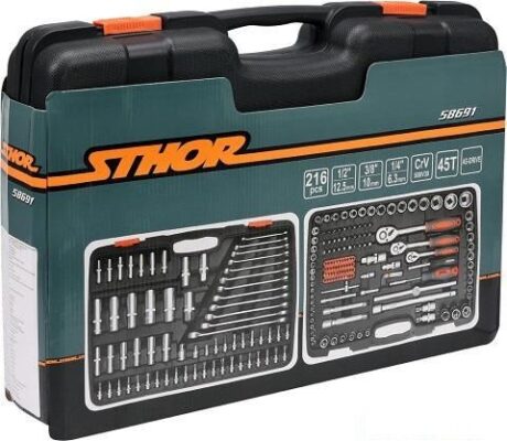 Bộ tuýp tay vặn tổng hợp 216 chi tiết ST-58691