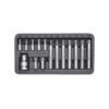 Bộ đầu tuýp 1/2"x10mm và mũi vít sao 15 chi tiết Yato YT-0411