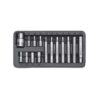 Bộ đầu tuýp 1/2"x10mm và mũi Lục giác 15 chi tiết Yato YT-0413
