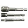 Bộ 3 đầu chuyển SDS Plus sang đầu vuông 1/4" 3/8" 1/2" Yato YT-04686