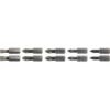 Bộ 10 mũi vít đa năng 25mm chuôi 1/4" chống trượt Yato YT-04822