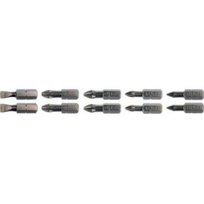 Bộ 10 mũi vít đa năng 25mm chuôi 1/4" chống trượt Yato YT-04822