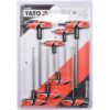 Bộ 8 Lục giác chữ T đầu bi 2.5-10mm Yato YT-05597