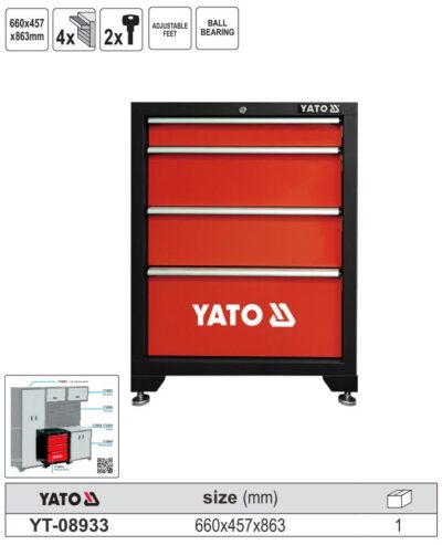 Tủ 4 ngăn chứa dụng cụ sửa chữa