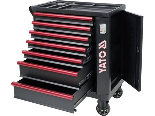 Tủ Đựng Dụng Cụ 7 Ngăn Khóa Điện Tử YATO YT-09004