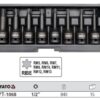 Bộ 8 đầu khẩu 1/2" mũi Ribe RM5-RM13 Yato YT-1068