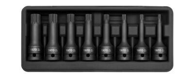 Bộ 8 đầu khẩu 1/2" mũi hoa thị M5-M18 Yato YT-1069