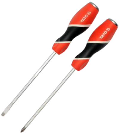 Bộ tuốc nơ vít đóng 2 chi tiết (-) 6x150 (+) PH2x150mm Yato YT-25998