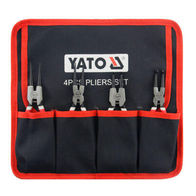 Bộ kìm phe 4 chi tiết YATO YT-39615 Bộ kìm mở phe Trong Ngoài Cong Thẳng 7" 4 chi tiết Yato