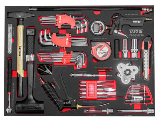 Ngăn 06 Tủ Đồ Nghề Sửa Chữa Ô Tô 400 Chi Tiết YATO YT-55302 PRO