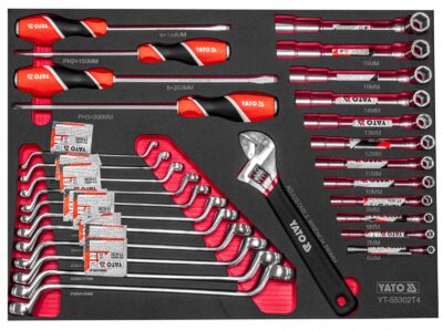 Ngăn 04 Tủ Đồ Nghề Sửa Chữa Ô Tô 400 Chi Tiết YATO YT-55302 PRO