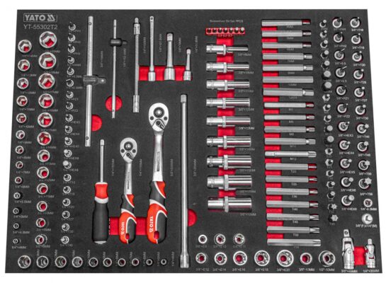 Ngăn 02 Tủ Đồ Nghề Sửa Chữa Ô Tô 400 Chi Tiết YATO YT-55302 PRO
