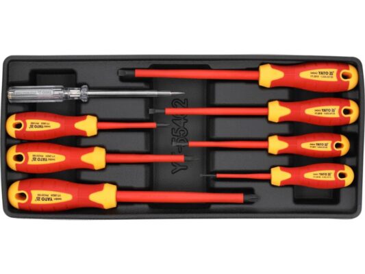 Bộ tô vít VDE cách điện 1000V Yato YT-55462 Bộ tô vít VDE cách điện 1000V Yato YT-55462