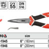 Kìm mỏ nhọn cong từ 6" đến 8" Yato YT-1945