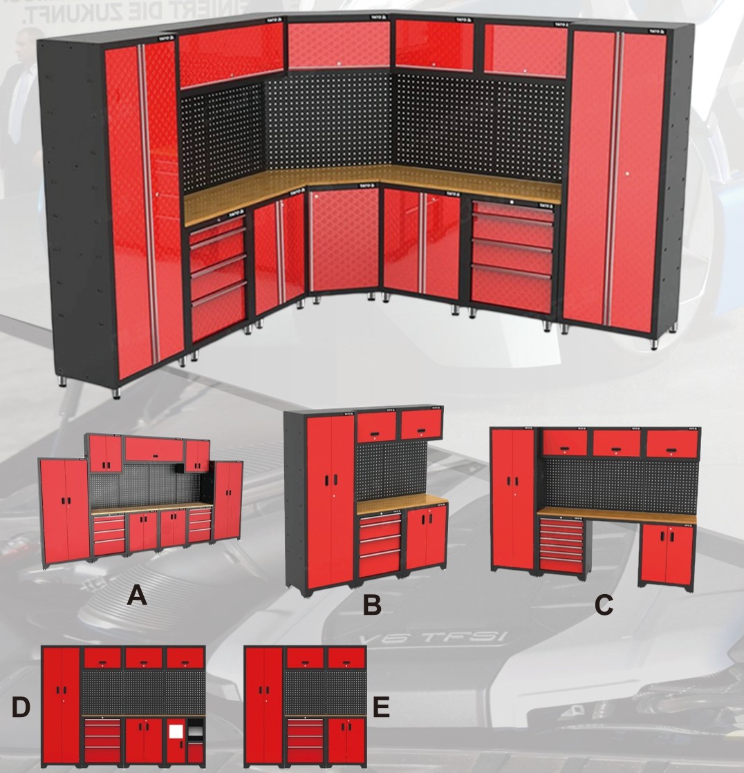 Hệ Tủ Dụng Cụ Đa Năng Workshop Yato Các Option Hệ Tủ Dụng Cụ Đa Năng Workshop Yato