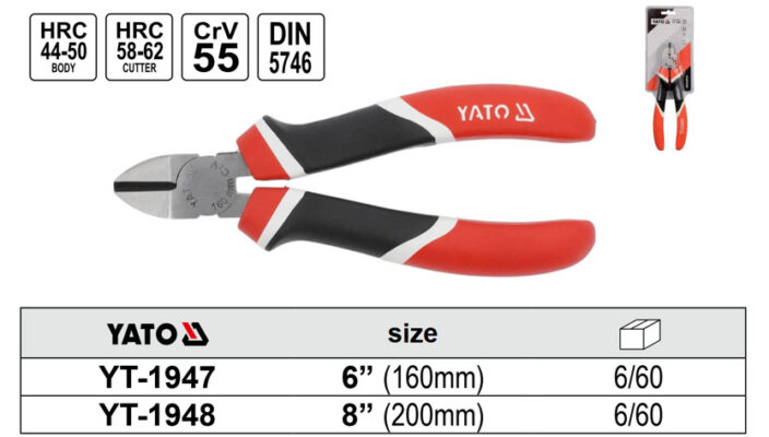 Kìm cắt size từ 6" đến 8" Yato YT-1947