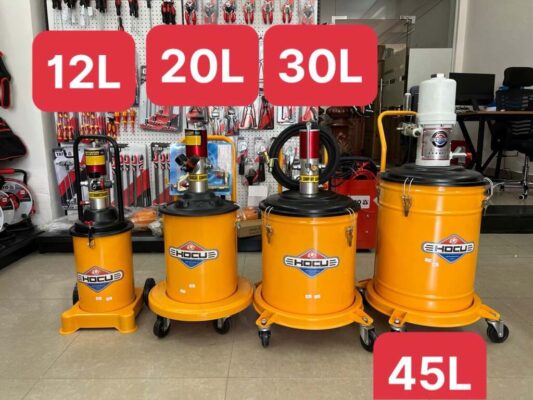 Máy bơm mỡ khí nén 12 lít, 20 lít, 30 lít, 45 lít KOCU
