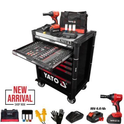 Tủ Đồ Nghề Sửa Chữa Ô Tô 400 Chi Tiết YATO YT-55302 PRO