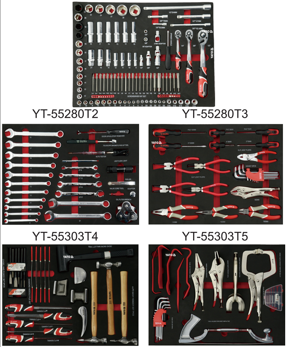Tủ Dụng Cụ Sửa Chữa Dịch Vụ Ô Tô Làm Vỏ Sơn Đồng 217 Chi Tiết YATO YT-55303 Tủ Dụng Cụ Sửa Chữa Dịch Vụ Ô Tô Làm Vỏ Sơn Đồng 217 Chi Tiết YATO YT-55303