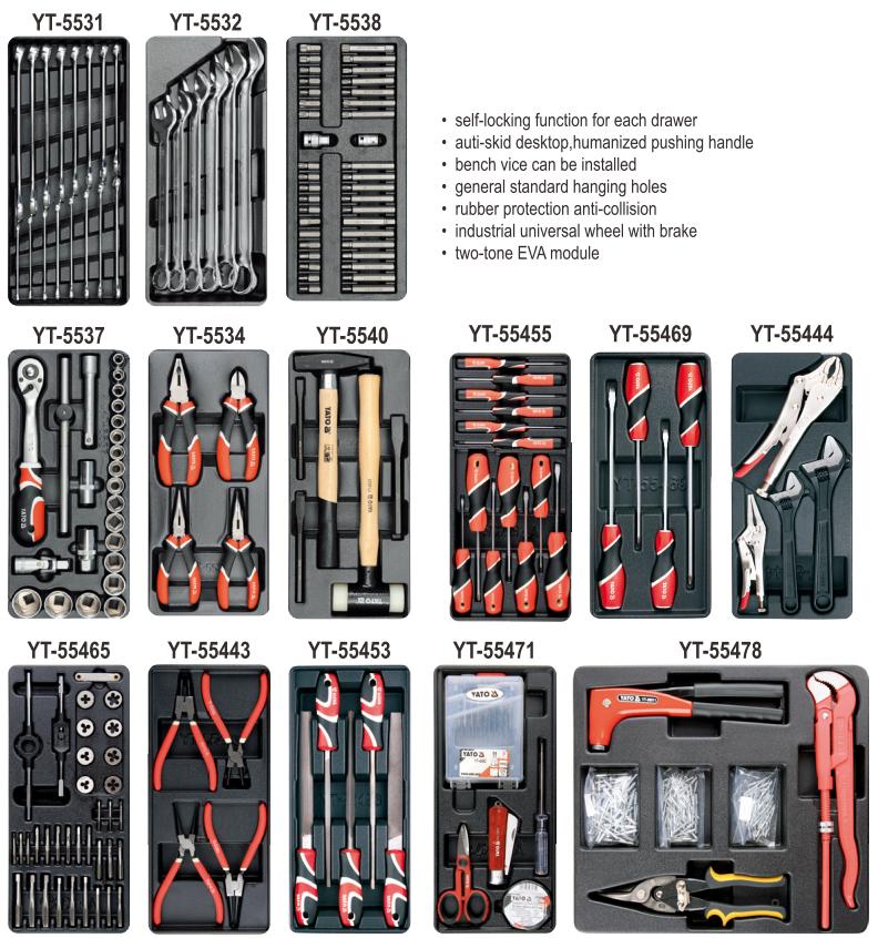 Tủ Dụng Cụ Sửa Chữa 189 Chi Tiết YATO YT-55292 Tủ Dụng Cụ Sửa Chữa 189 Chi Tiết YATO YT-55292