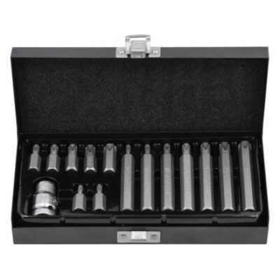 Bộ đầu tuýp 1/2"x3/8" và mũi sao có lỗ 15 chi tiết Yato YT-0417