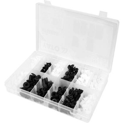Bộ 370 chốt nở nhựa Mitsubishi Yato YT-06659 - Ba Lan