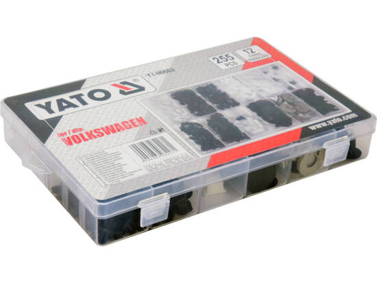 Bộ 255 chốt nở nhựa Volkswagen Yato YT-06663 - Ba Lan