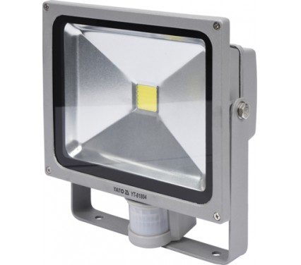 Đèn pha led 30W 1 bóng Led 2100lm có cảm biến chuyển động Yato YT-81804 - Ba Lan