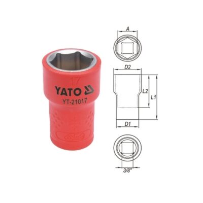 Tuýp Khẩu Tay Vặn Cách Điện 1000V VDE